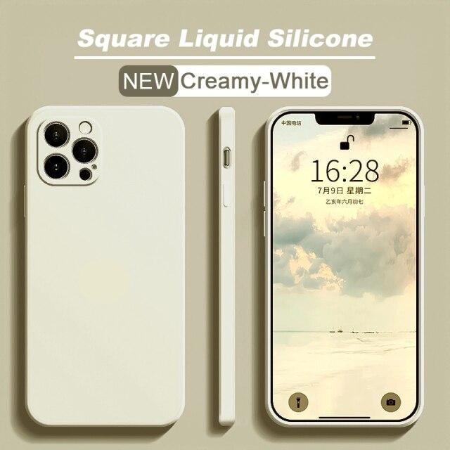 Soft Liquid Silicone Shockproof Phone Case For Oneplus 9 Pro Color Candy Cover For Oneplus 9R 1+9 8 1+8T 7 1+7T 6 1+6T Camera Protective TPU Back Case