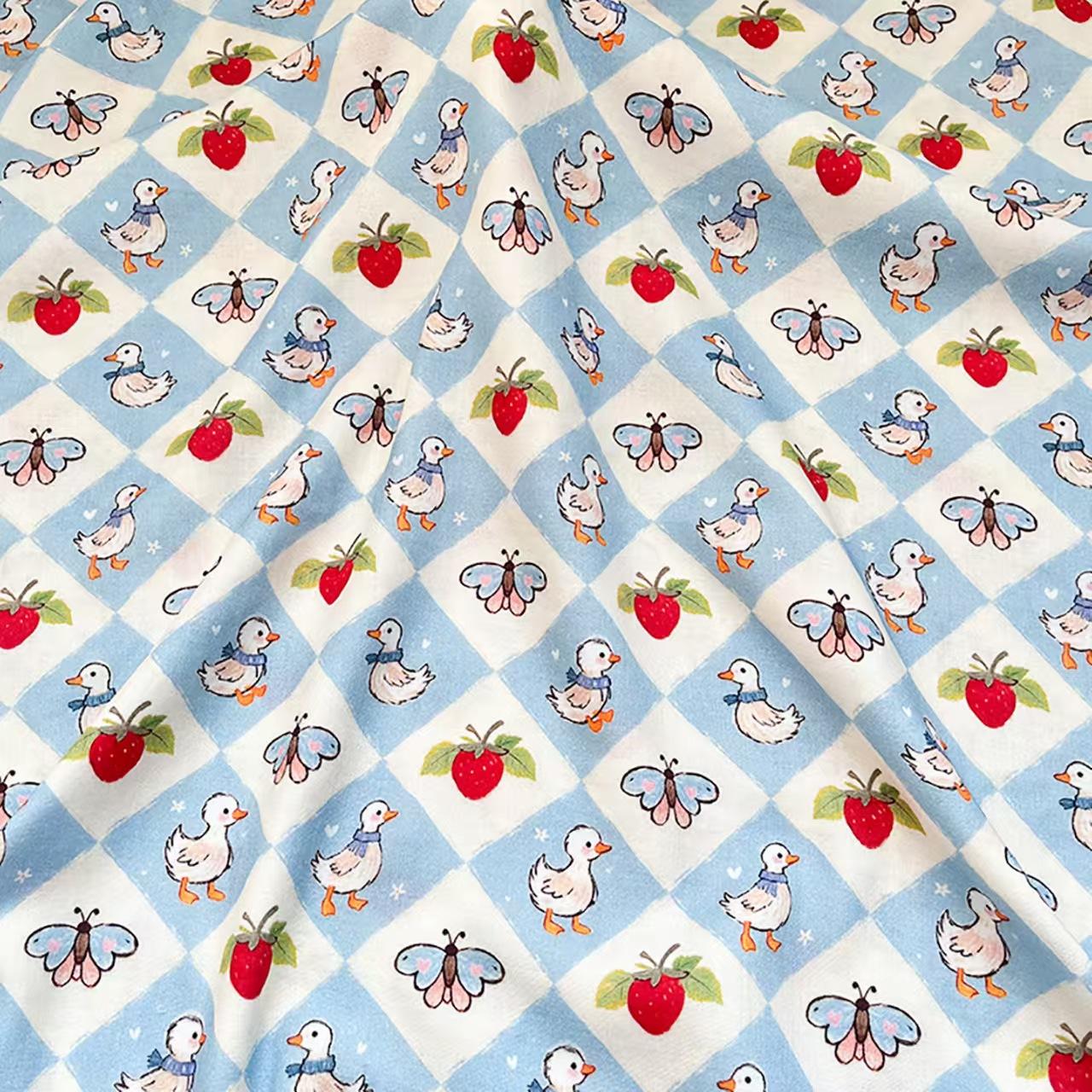 100% Cotton Maternal & Infant Grade Double Gauze Fabric for Baby Saliva Towels, Garments and Pajamas