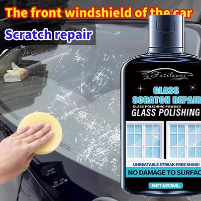 Glass Scratch Repair Agent - Suitable for Repairing Car Windows and Windshields with Stains On Countertops, Door and Window Keys