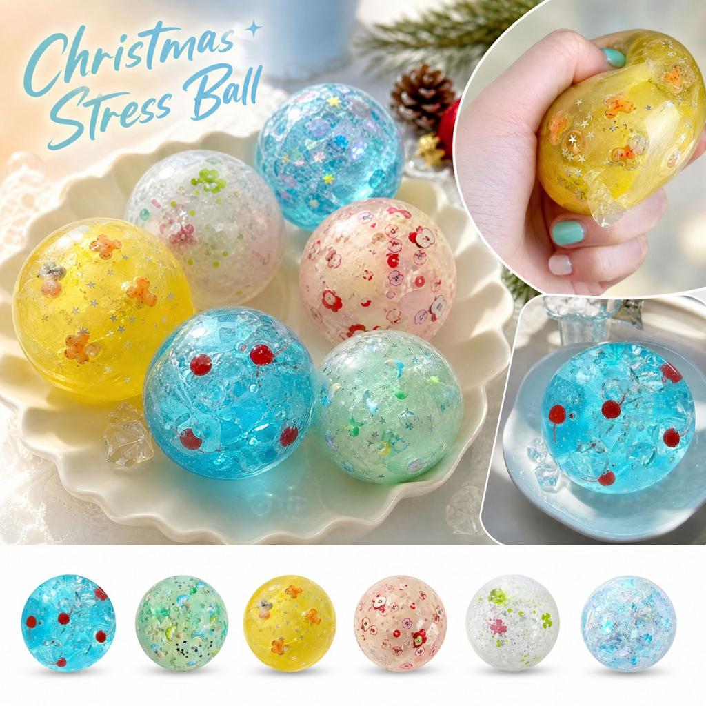 Christmas Stress Ball Cute Toy for Kids and Adults