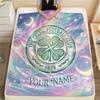 Custom Name The Celtic Football Club Flannel Blanket, High quality Comfortable for All Seasons, Home Decor, Warmth and Comfort
