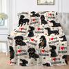 Dachshund Blanket, Super Soft And Comfortable Dachshund Flannel Blanket For Sofa Bed Blanket