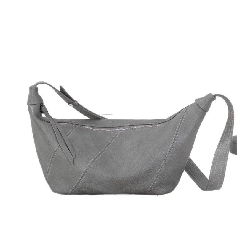 High End Natural Cowhide Dumpling Bag Versatile Genuine Leather Women's Casual Fashionable Single Shoulder Crossbody