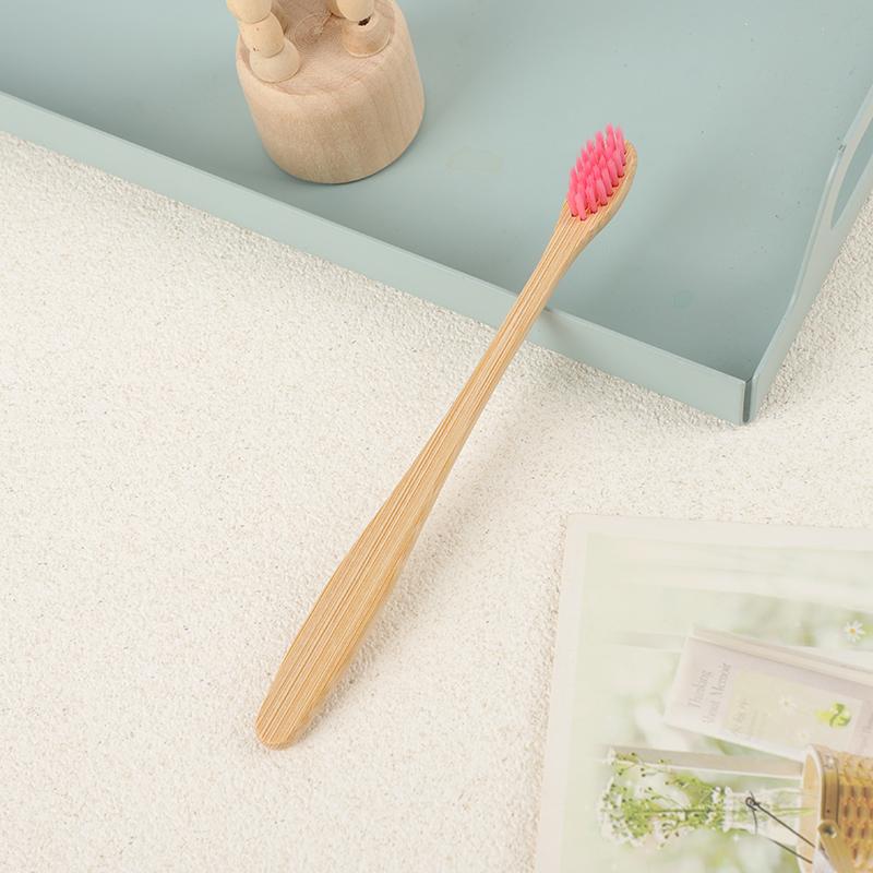 Ready Stock Fast and Custom Logo Kids Waterdrop Shape Soft BPA Free Natural Biodegradable Bamboo Toothbrush