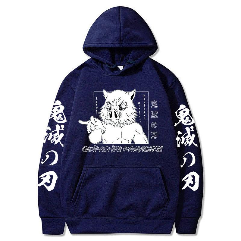 New Hoodie Animation Peripheral Men'S Hooded Sweater Japanese Loose Casual Sweater Women