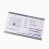 Walk Platinum Necklace with Natural Ruby 1 Carat Authenticity Card Pt850 Screw Chain [Jewelry Shinsaibashi] Pendant, Included,