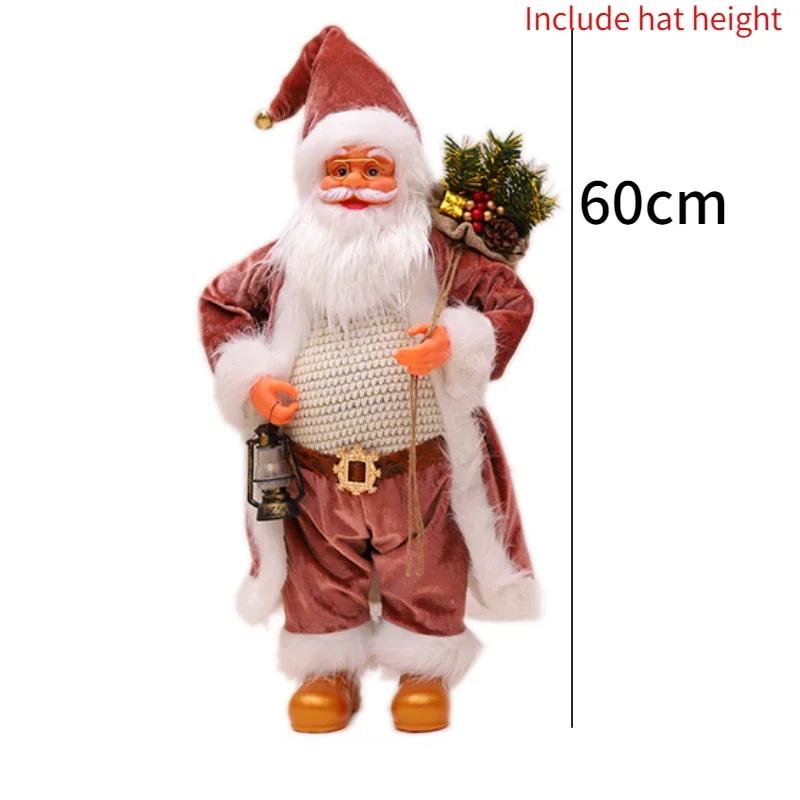 60 Cm Santa Claus Christmas Home Santa Claus Decoration Doll Scene Christmas Tree Decoration Creative Little Doll