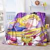 Japanese anime cute cartoon theme Sailor Moon Tsukino Usagi blanket suitable for home beds, sofa covers, office nap, outdoor warm blankets O8