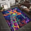 1PC Colorful Artistic Giraffe Image Print Carpet Rug for Living Room Bedroom Sofa Doormat Home Decor Non-slip Floor Mat