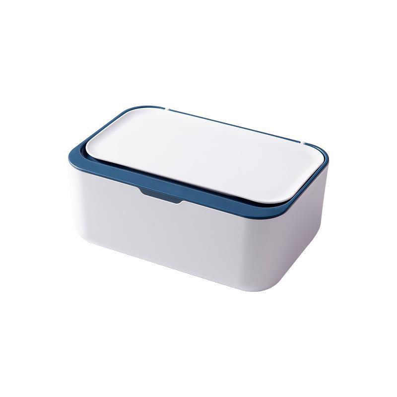 Caja de Almacenamiento Sellada Versátil para Toallitas Húmedas y Secas, Mascarillas y Pañuelos