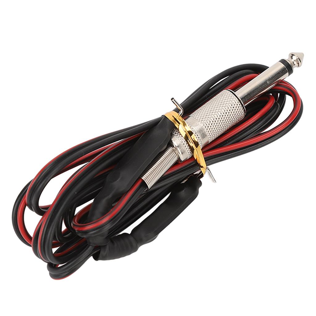 Przewód klipsowy do tatuażu 5,6 stopy Profesjonalny silikonowy przewód klipsowy do maszynki do tatuażu Akcesorium do zasilacza