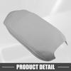 Car Center Console Armrest Cover 38.5x18.5cm Center Console Protect Cover for Toyota Camry Hybrid 2012-2017 Faux Leather Gray