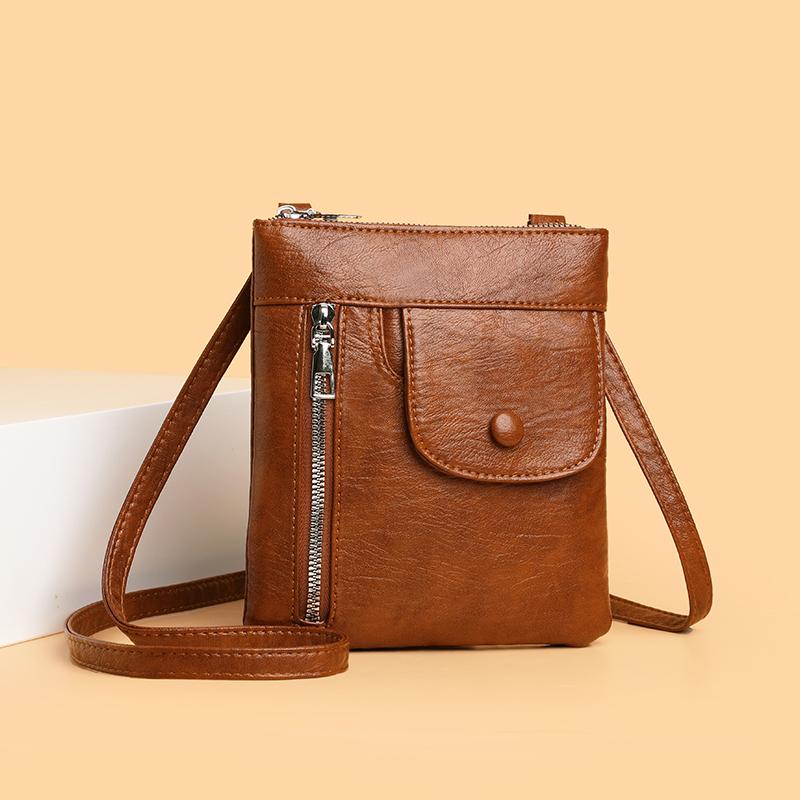 Multi Functional Vertical Phone Bag, Suitable for Outdoor Use, Crossbody Bag, Casual or Daily Use, Retro Square Crossbody Bag, D