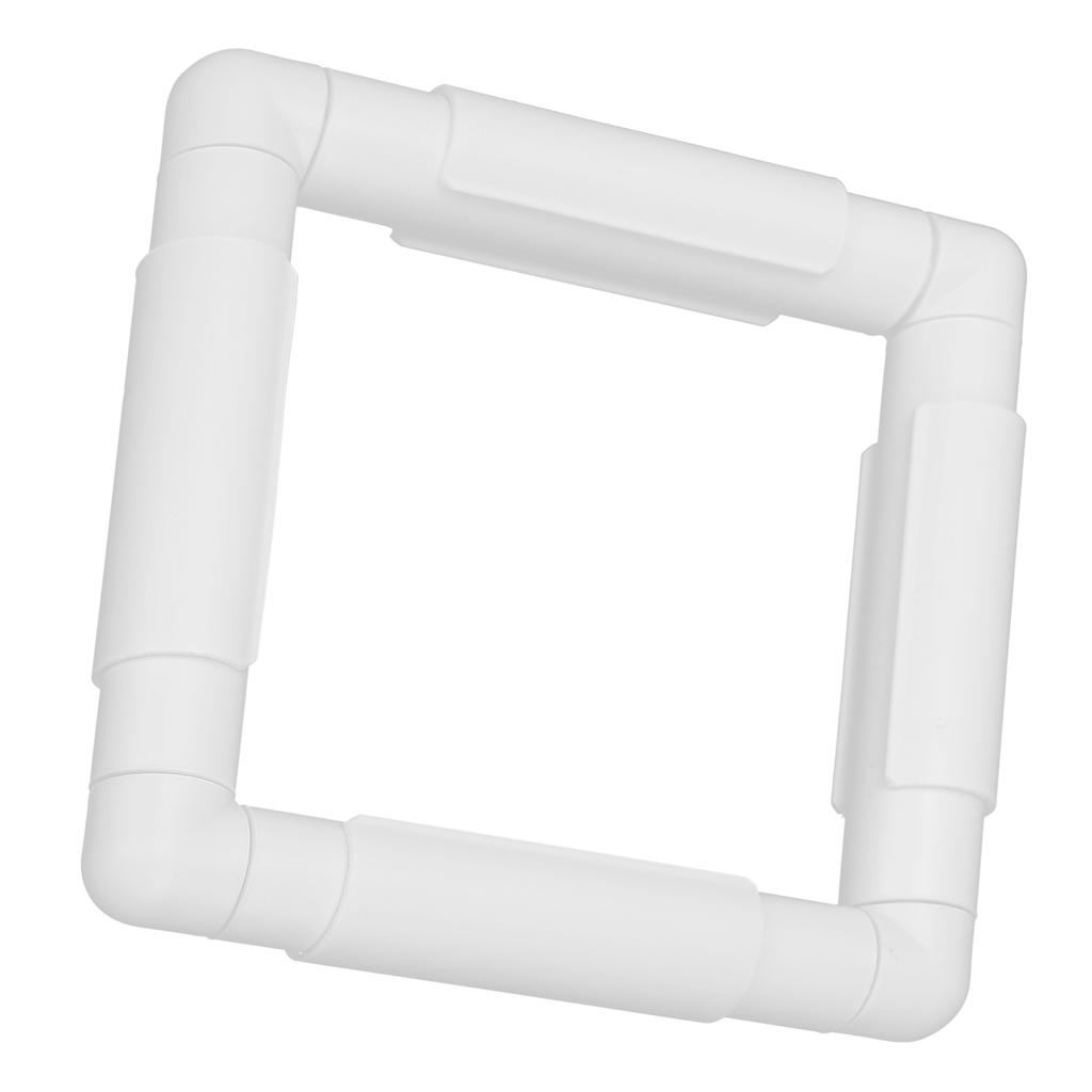 Embroidery Hoop Cross Stitch Square Plastic Clip Frame DIY Craft Handhold Sewing Tools