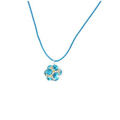 [R5292] - Designer Necklace 'Sissi' Turquoise - 13 Mm