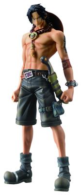 MASTER STARS PIECE One Piece Revival Portgas.D.Ace Longitud total aprox.. Figura de 26cm