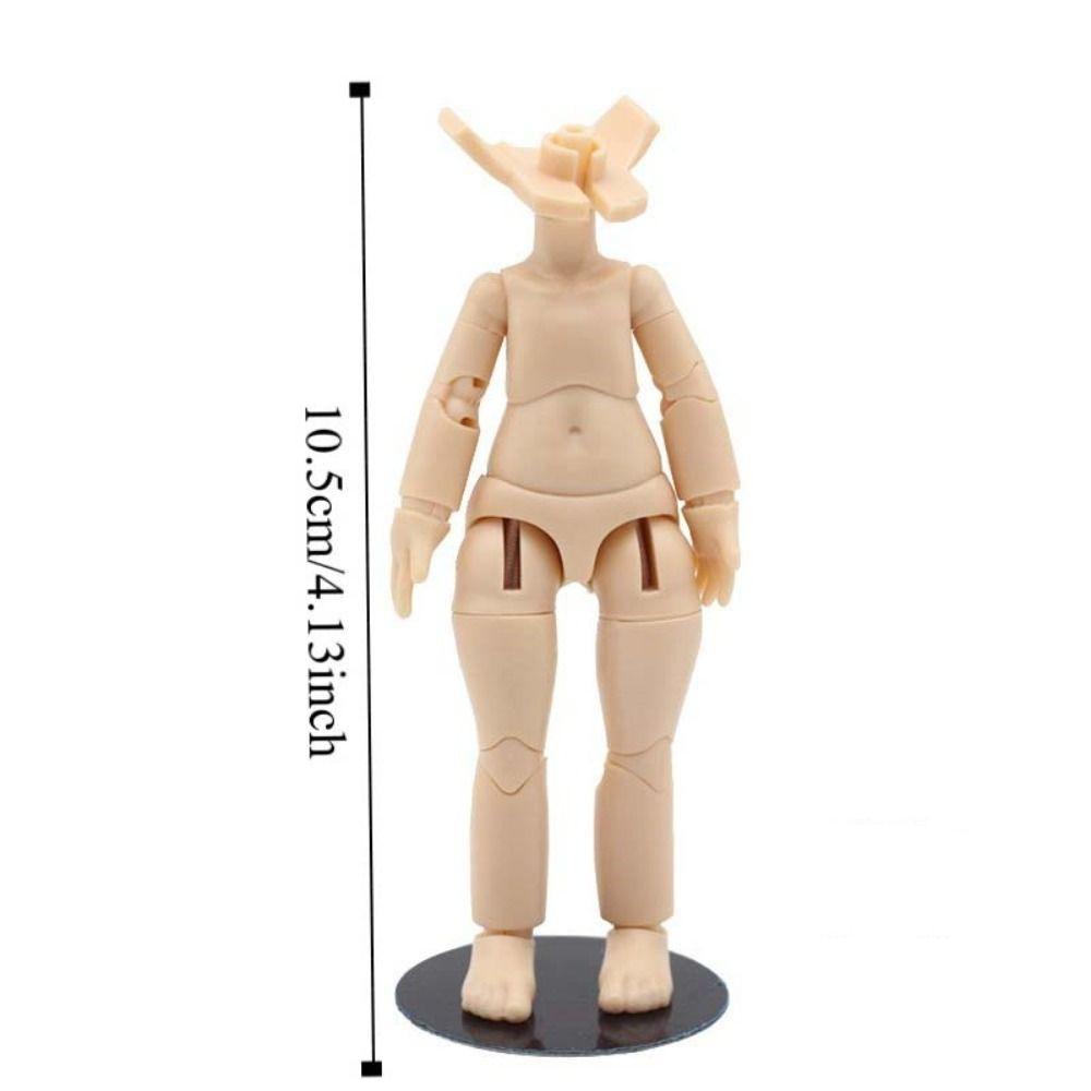 Multi Gelenke Ob11 Puppenkörper Anziehpuppe Modell Spielzeug Puppenzubehör DOD Körper 1/12 Bjd