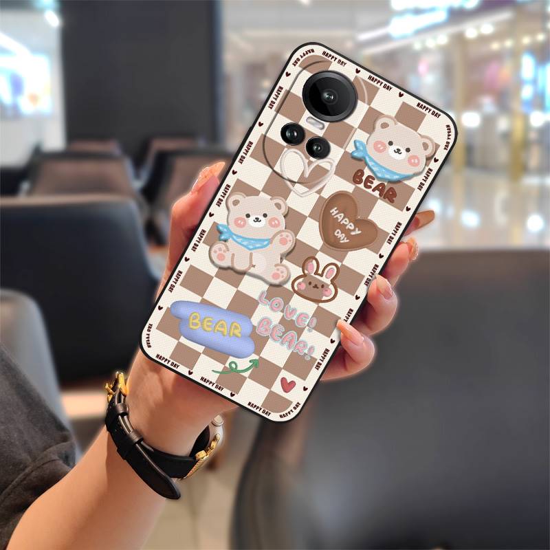 Cute TPU Phone Case For OPPO Reno10 Global/Reno10 Pro Global Anti-dust Protective Anti-knock Graffiti Soft Case Durable
