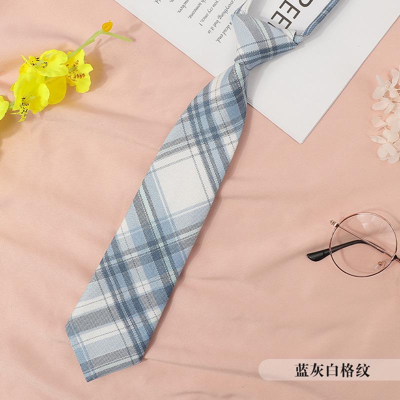 Japanese Plaid Black Bow Tie Collar Rope Women'S Necktie College Wind Streamer Jk Bow Shirt Ins Sailor Suit