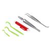 Tick Removal Tool Kit for Dog Cat Ticks RemoversRemover Pen Stainless Steel Tweezers(Green Ticks