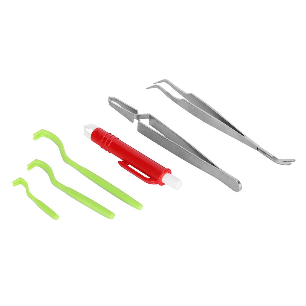 Tick Removal Tool Kit for Dog Cat Ticks RemoversRemover Pen Stainless Steel Tweezers(Green Ticks