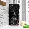 Estetyczne Stylowe Fajne Czarny Smok Nadrukowane Etui na Telefon dla Motorola Moto Edge 50 Fusion 60 40 30 Neo G34 G14 G85 G54 Miękkie Pokrowiec