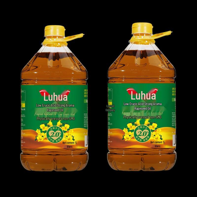 Luhua Rich Flavor Low Erucic Acid Rapeseed Oil (2x5L)