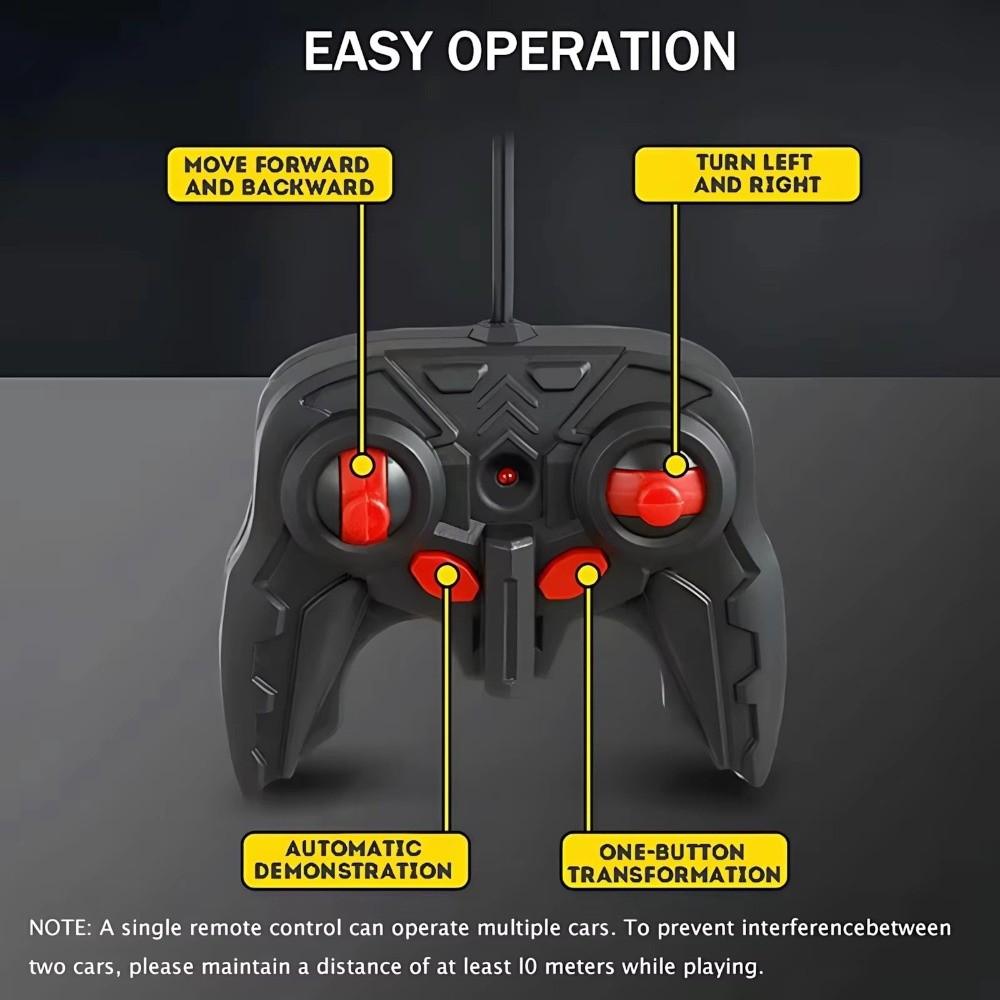 One-key Deformation Transformable Robot Car 2-in-1 Car Model New Deformation Car Gift