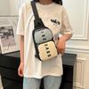 Spring Trendy New Ins Contrasting Color Breast Bag Women's Bag Fashion Sports Messenger Bag Personalized Tooling Mobile Phone Fanny Pack