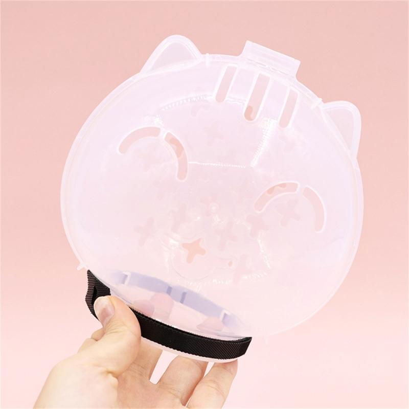 Ventilated Cats Muzzle Space Helmet Clear Headcover For Small Dog Cats Prevent Biting Licking Scratching