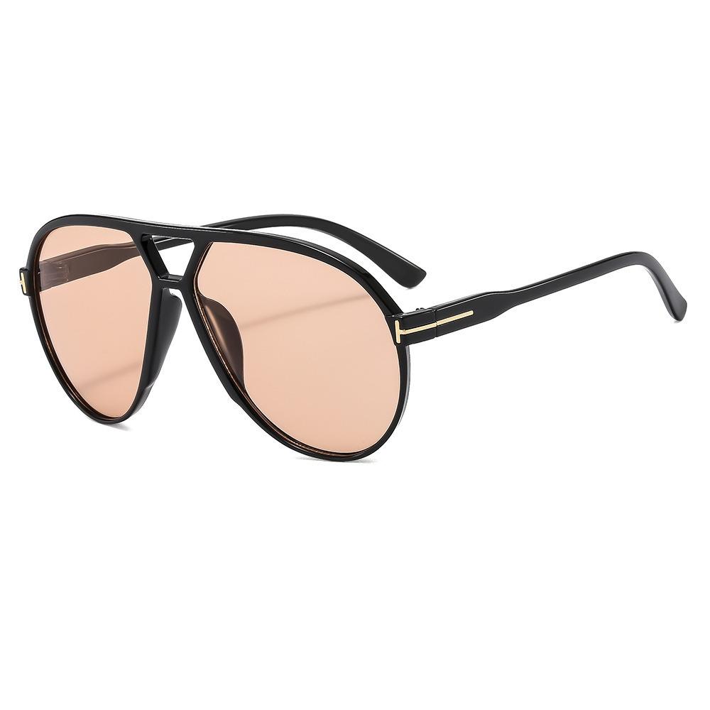 Men's Retro Double-Beam UV Protection Sunglasses for Outdoor and Driving