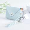 Fashion Mini Coin Purse Simple Portable Pu Leather Coin Bag Headphone Storage Bag Small Wallet Hand Strap For Women Men