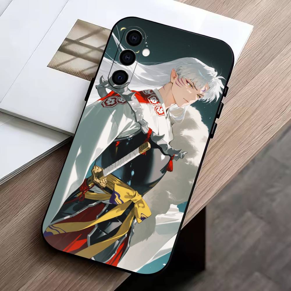 

S-Sesshomaru Inuyasha Anime Phone Case For Samsung Galaxy A73,A72,A71,A70,A53,A52,A51,Others Soft Black Cover Samsung a32 4g