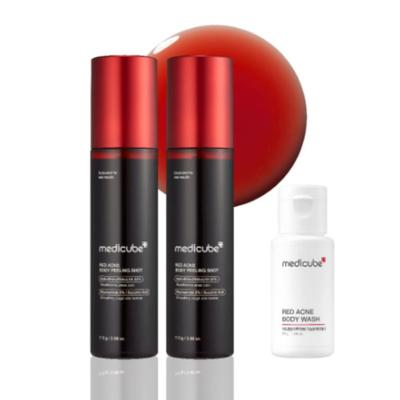 Red Acne Peeling w sprayu do ciała Miętowy 110ml × 2 Odświeżający peeling do ciała w sprayu do pielęgnacji skóry problematycznej