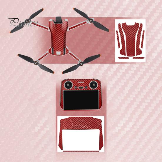 Practical Tear Without Leaving Glue Cool Patterns Drone Protective Decal Remote Control Stickers Drone Protector Flat Scratch Resistant