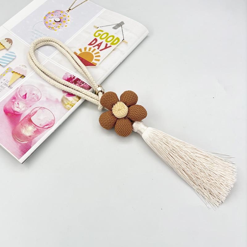Curtain Straps Binding Ropes Long Straps Cute Hanging Balls Storage Buckles Flower Accessories and Auxiliary Materials