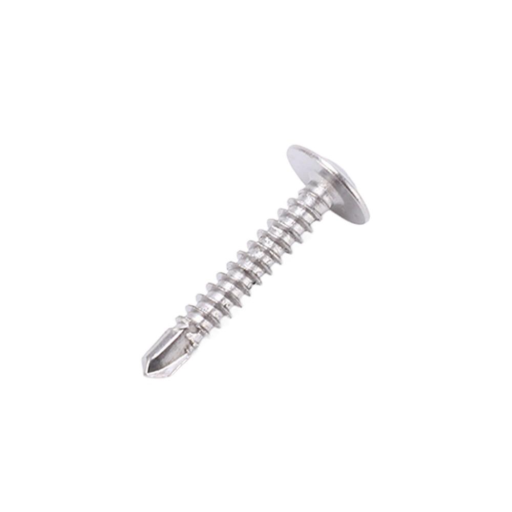 100pcs Durable Self Drilling Screws Fast Tapping Truss Head Screw  For DIY Projects