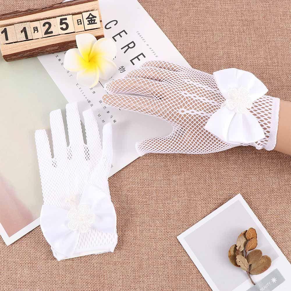 

Ladies Lace Wedding Gloves Accessories Costume Flower Girl Dresses