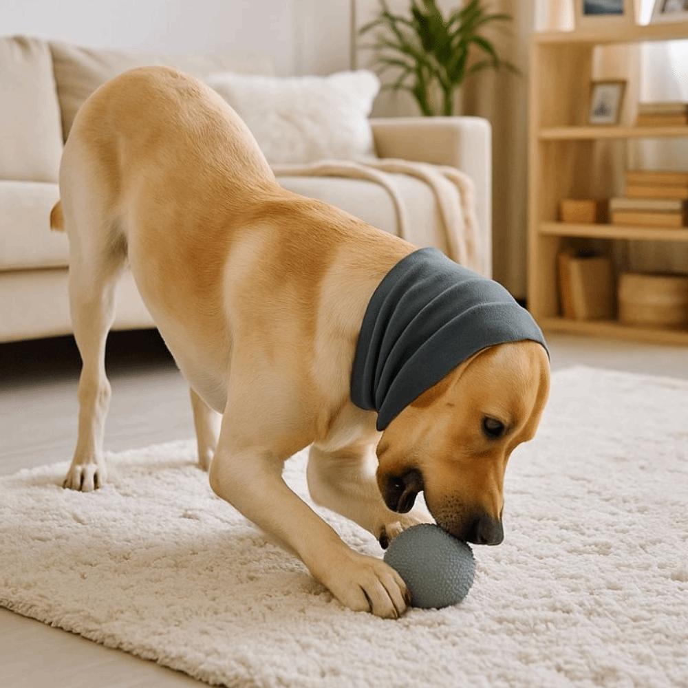 Pet Supplies Elastic Dog Calming Earmuffs Headband Soft Dog Grooming Earmuff Warm Breathable Pet Ear Cover Bathing Drying