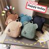 Bear Plush Teddy Kids Backpack Breathable Desig Straps For Preschool Daily Use