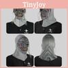 Máscara de Zumbi Cinzento Aterrorizante Para Festas de Halloween e Eventos com Tema de Terror Perfeita Para Fantasias Gore