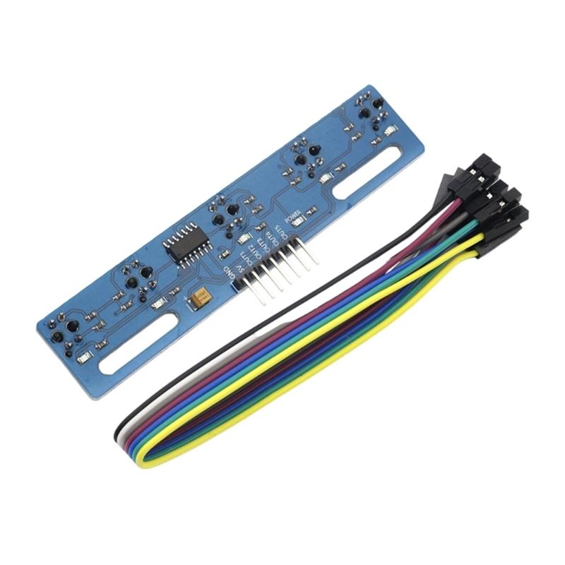 5 Channel Reflective Sensory Tcrt5000 Barrier Line Track Sensory Module For Automated Guided Vehicle Detection