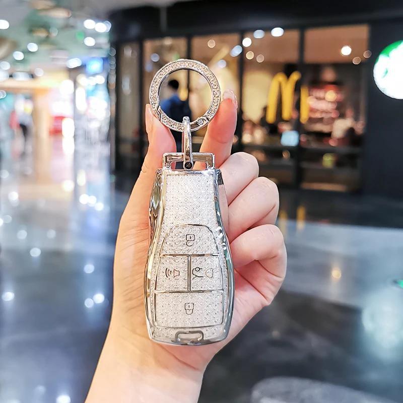 Keycase For Beijing Bj40 X7 X3 Bj80 Rubik'S Cube Bj60 Bj30 F40 Eu7 U5Plus Keycover Key Shell Keychain