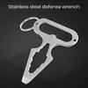 Compact Outdoor Defense Tool Portable Wrench Bottle Opener Keychain Camping Wrench Picnic Accessories
