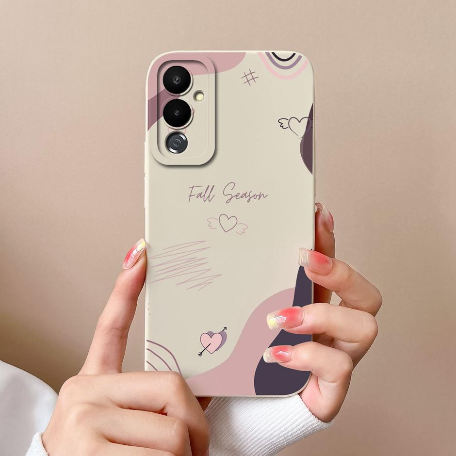 

Чехол для Tecno Pova 4 Милые Цветы Мультяшный Новый Дизайн Стиль Жидкий Силикон Чехол для Tecno Pova 4 Pro Новый Дизайн Fundas Чехол Tecno Pova 4