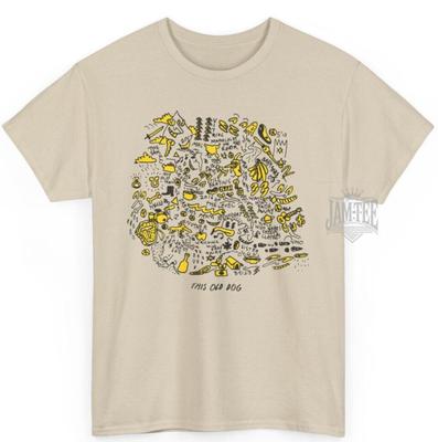 T-shirt con grafica dell'album 'This Old Dog' di Mac Demarco - Maglietta unisex di Mac Demarco