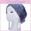 Ethnic Fashion Ponytail Cap With Embroidered Lace Summer Sunshade For Women