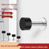 Stainless Steel No-Drill Silent Door Stopper for Rooms, Bathrooms, and Glass Doors