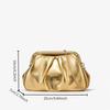 Textured Cloud Frame Clutch Purse, Women's Party Crossbody Handbag luxury Designer Shoulder Bag Wedding Evening Clutch Bag