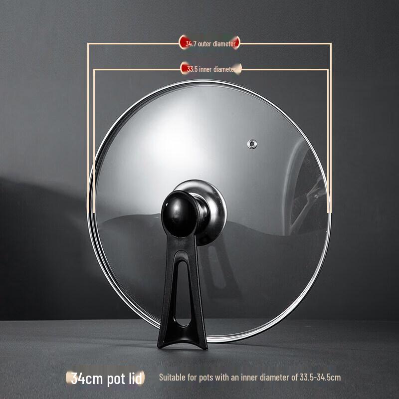 Stainless Steel Tempered Glass Pot Lid